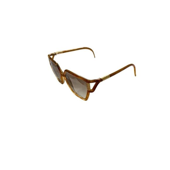 Vtg 70s Ted Lapidus Oversized Tortoise Sunglasses Paris France With Case Hippie main image 5